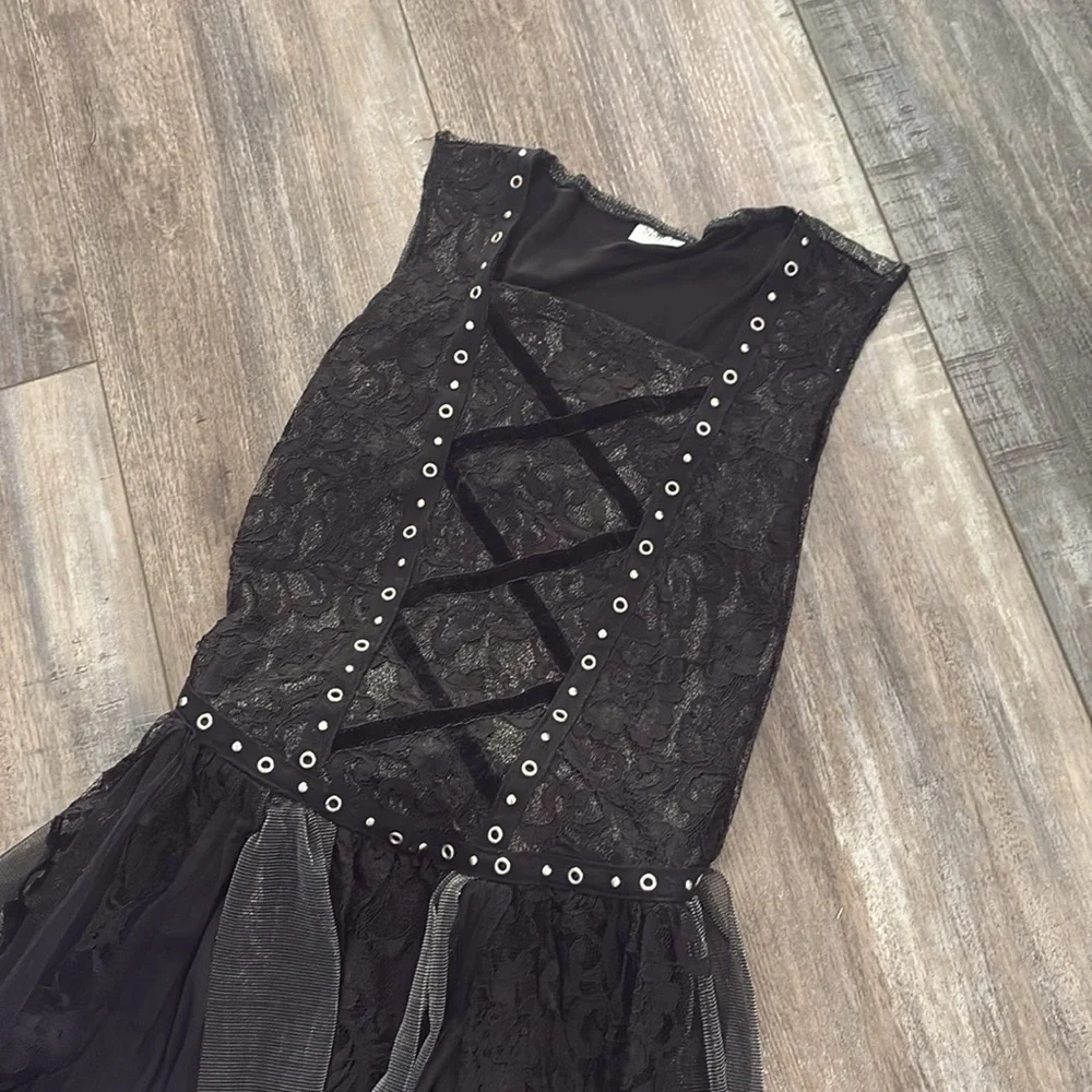 Dark Angel Costume girls goth dress and accessories size XL 14-16 - Picture 4 of 9